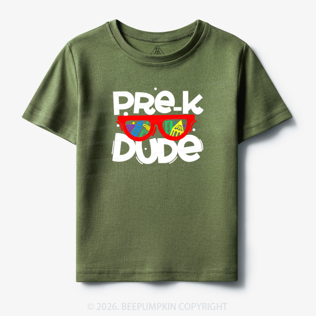 Pre-K Dude Back To School Shirt 