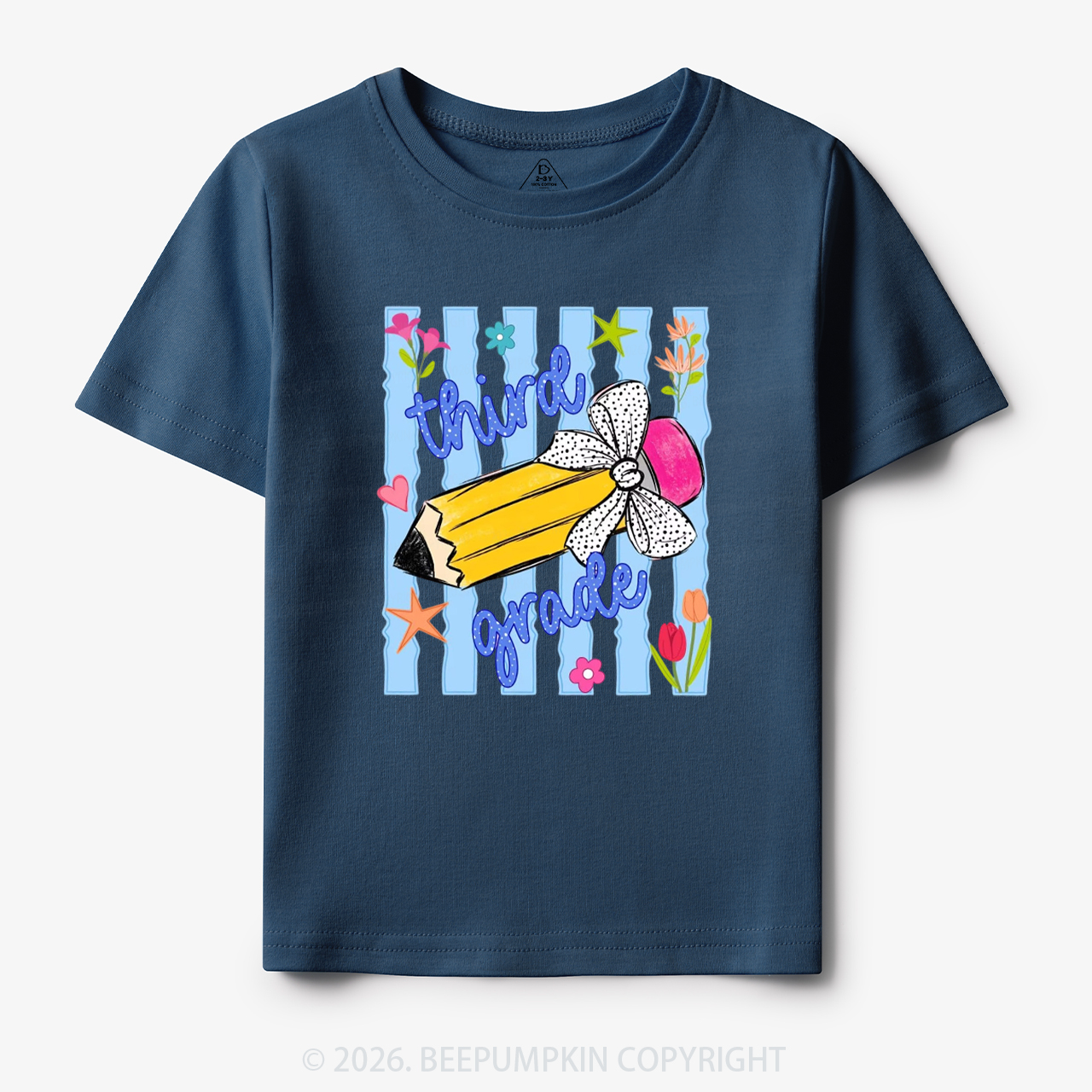 Striped Pencil Pre-K To Fifth Grade Toddler&Kid's Tees