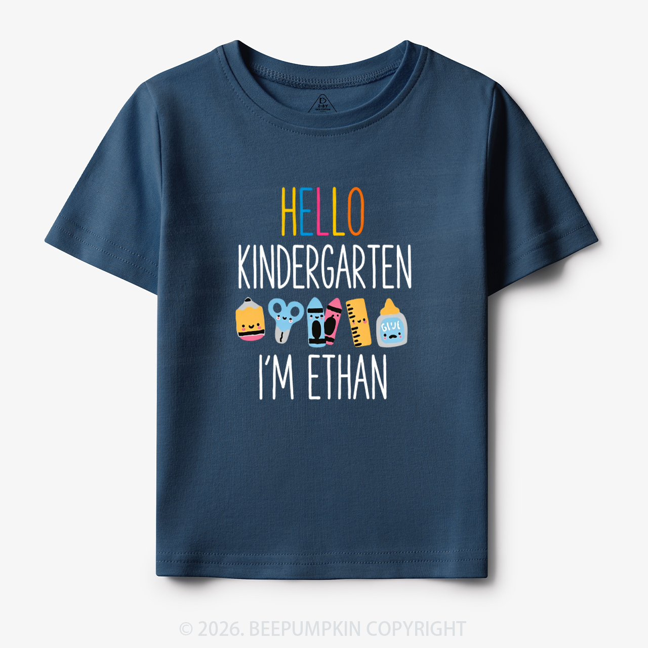 Personalized Hello Kindergarten I’m Name Toddler&Kid's Tees