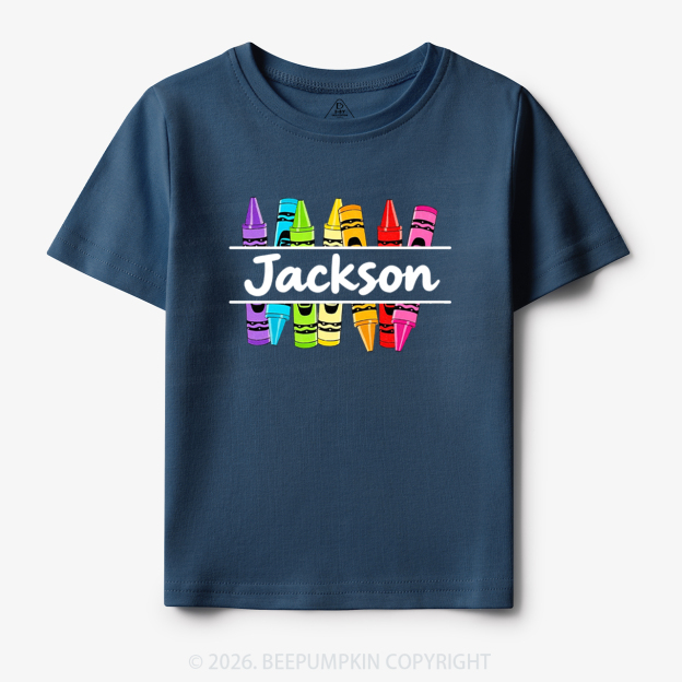 Personalized Name Back To School Toddler&Kid's Tees