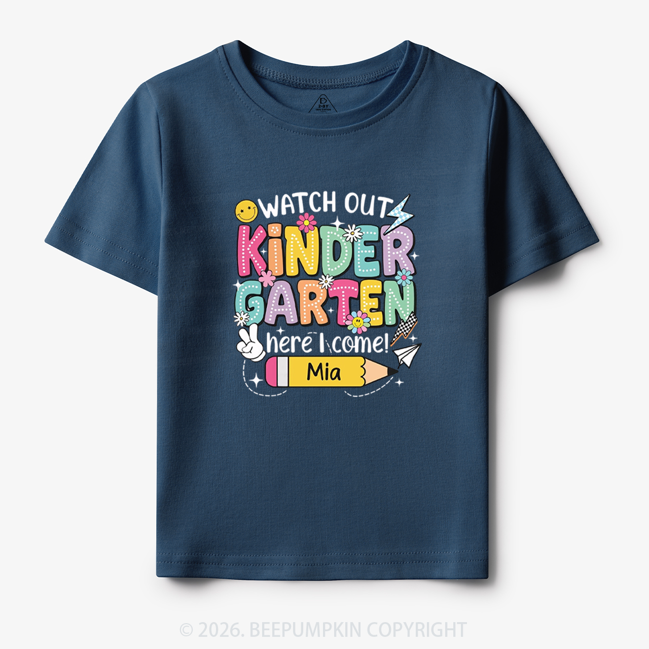 Personalized Watch Out Kindergarten Here I Come Toddler&Kid's Tees