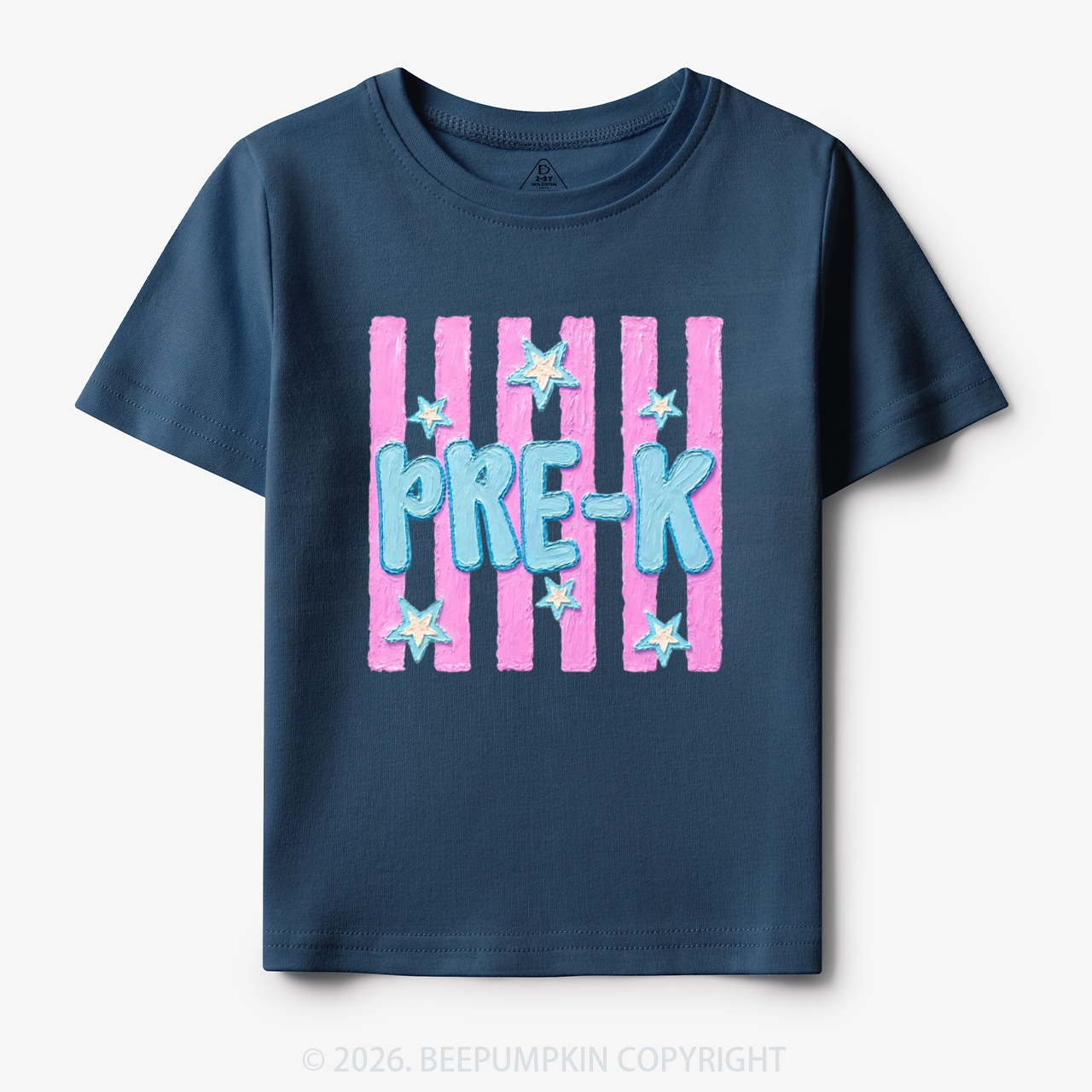 Retro Striped Pre-K Back To School Toddler&Kid's Tees