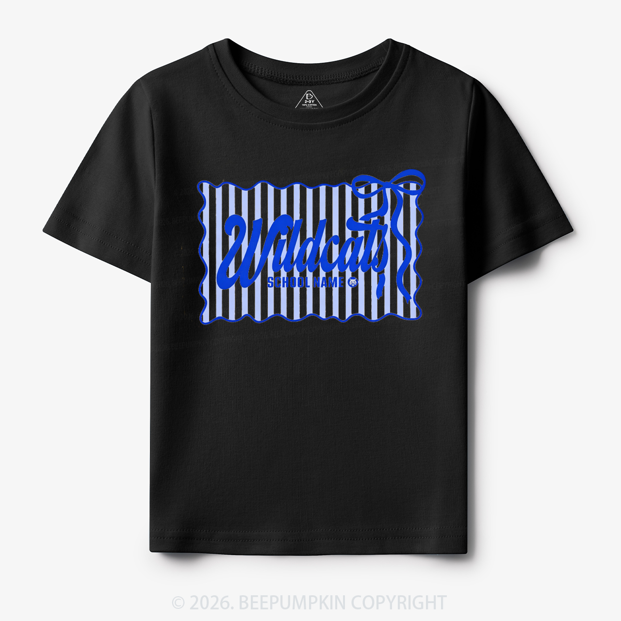 Personalized School Name Mascot Toddler&Kid's Tees