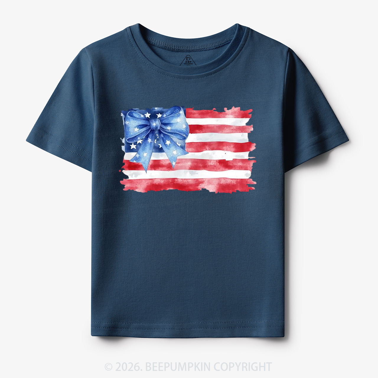 4th of July American Flag Toddler&Kid's Tees