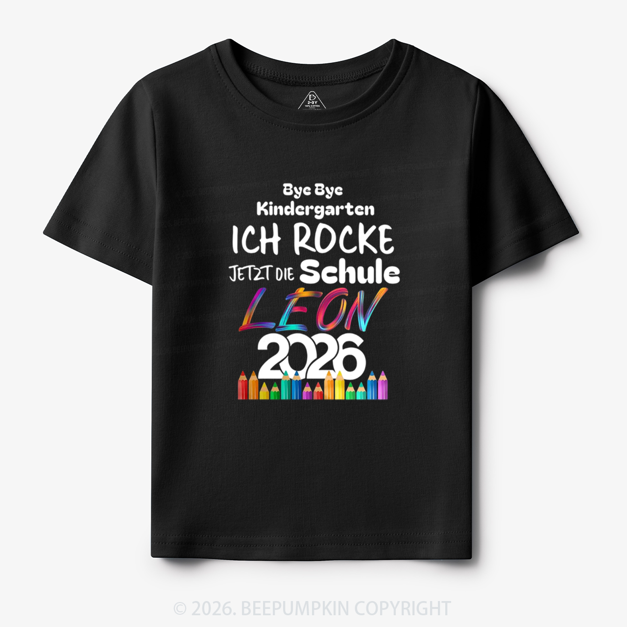 Personalized I Rock School Back To School Toddler&Kid's Tees