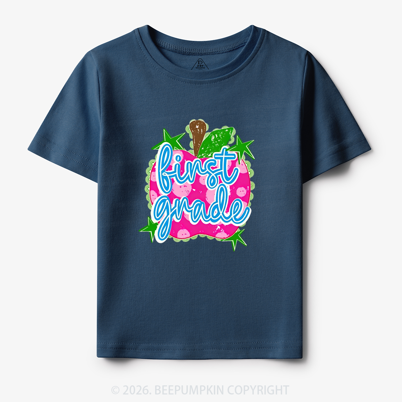 Personalized Polkadots Apple Back To School Toddler&Kid's Tees