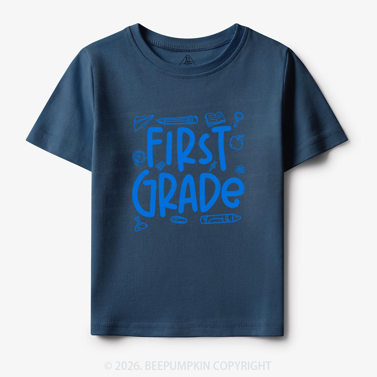 Personalized Preppy Back To School Doodles Toddler&Kid's Tees