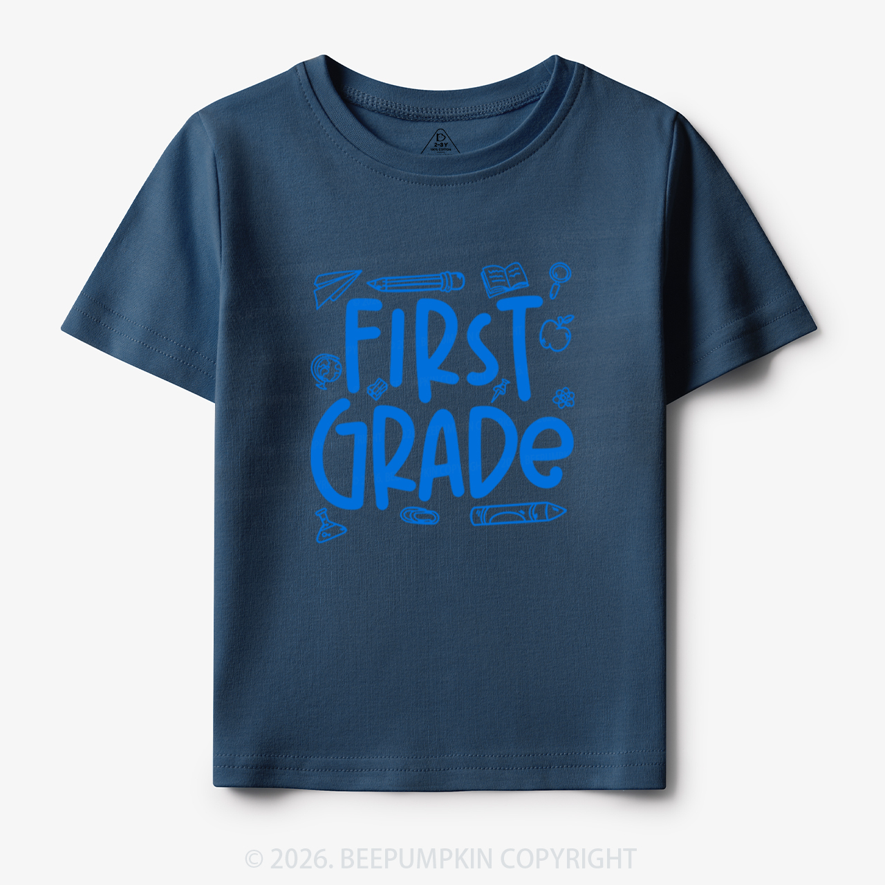 Personalized Preppy Back To School Doodles Toddler&Kid's Tees