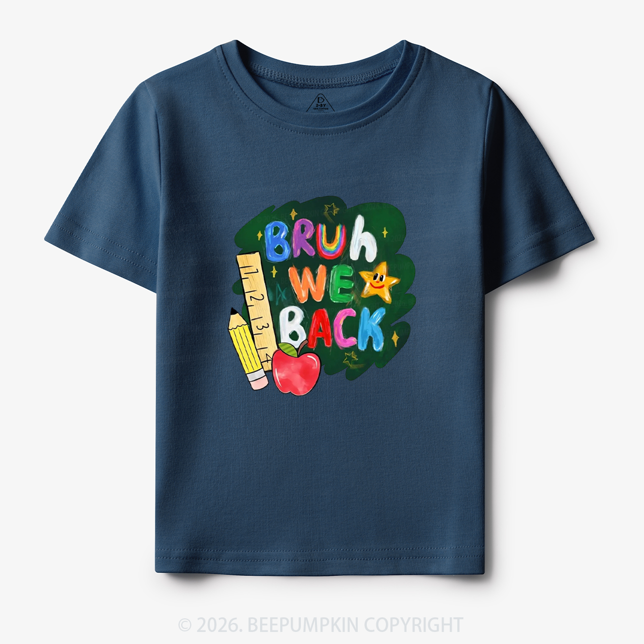 Bruh We Back Funny Back to School Toddler&Kid's Tees