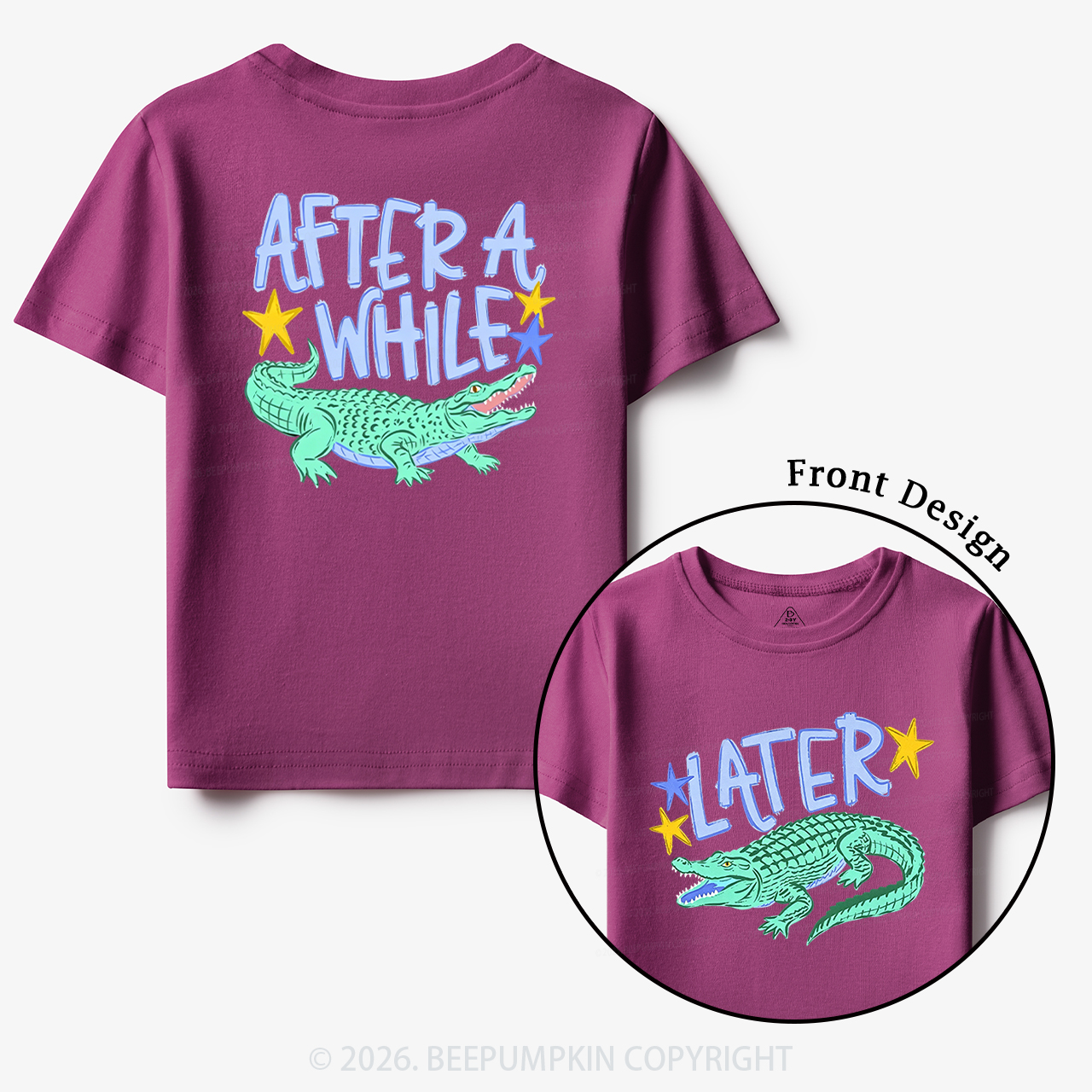 Later Gator After A While Crocodile Toddler&Kid's Tees