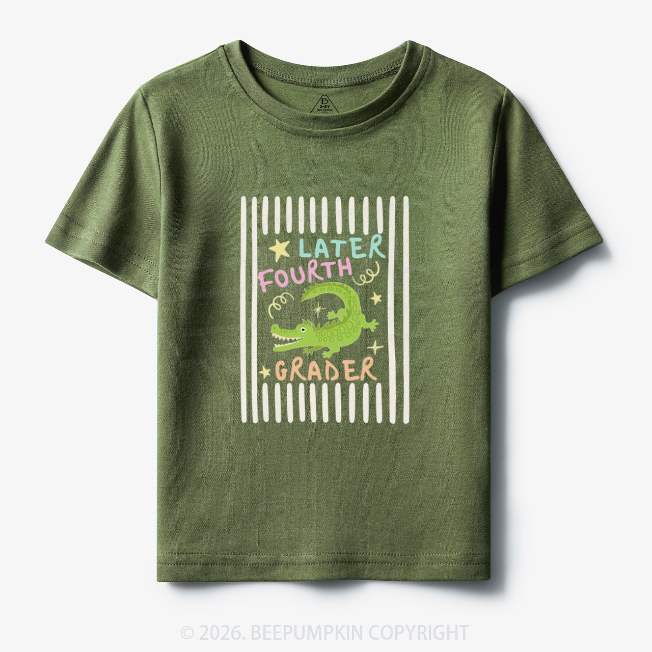 Personalized Later Alligator Funny Back To School Toddler&Kid's Tees