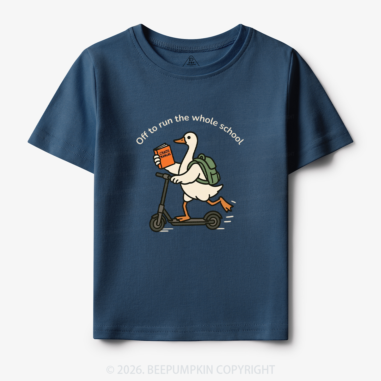 Off to Run the Whole School Funny Back To School Toddler&Kid's Tees