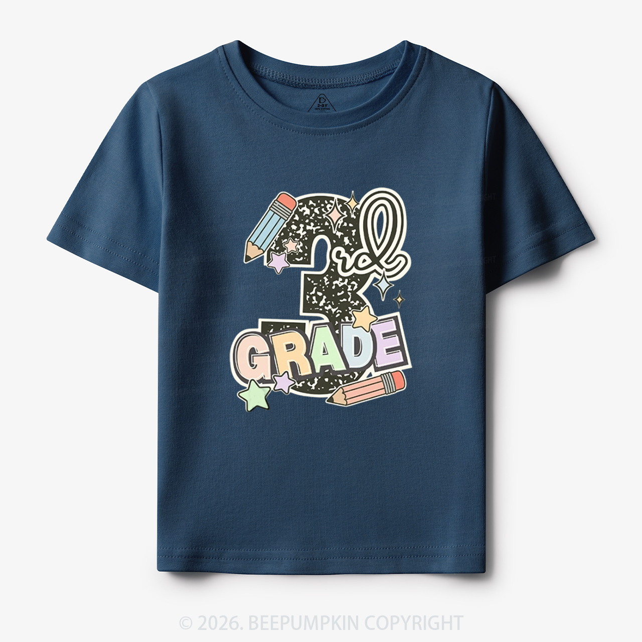 Third Grade Pencil Back To School Toddler&Kid's Tees
