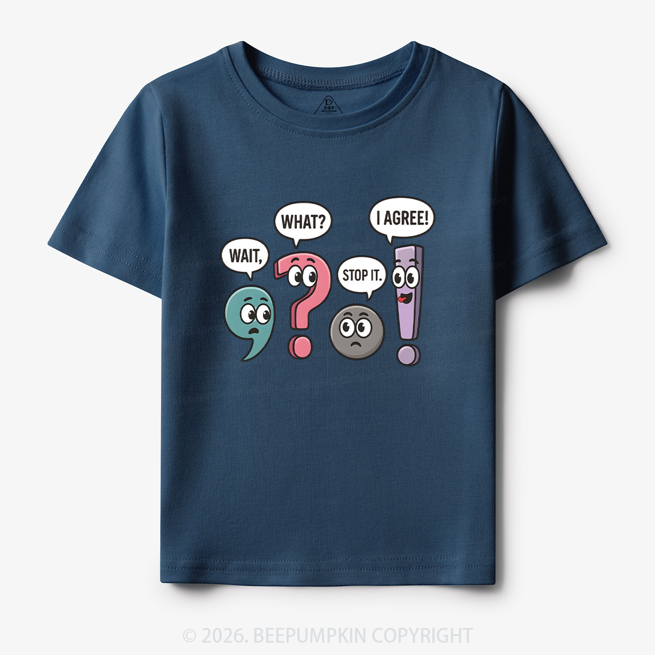 Funny Punctuation Back to School Toddler&Kid's Tees