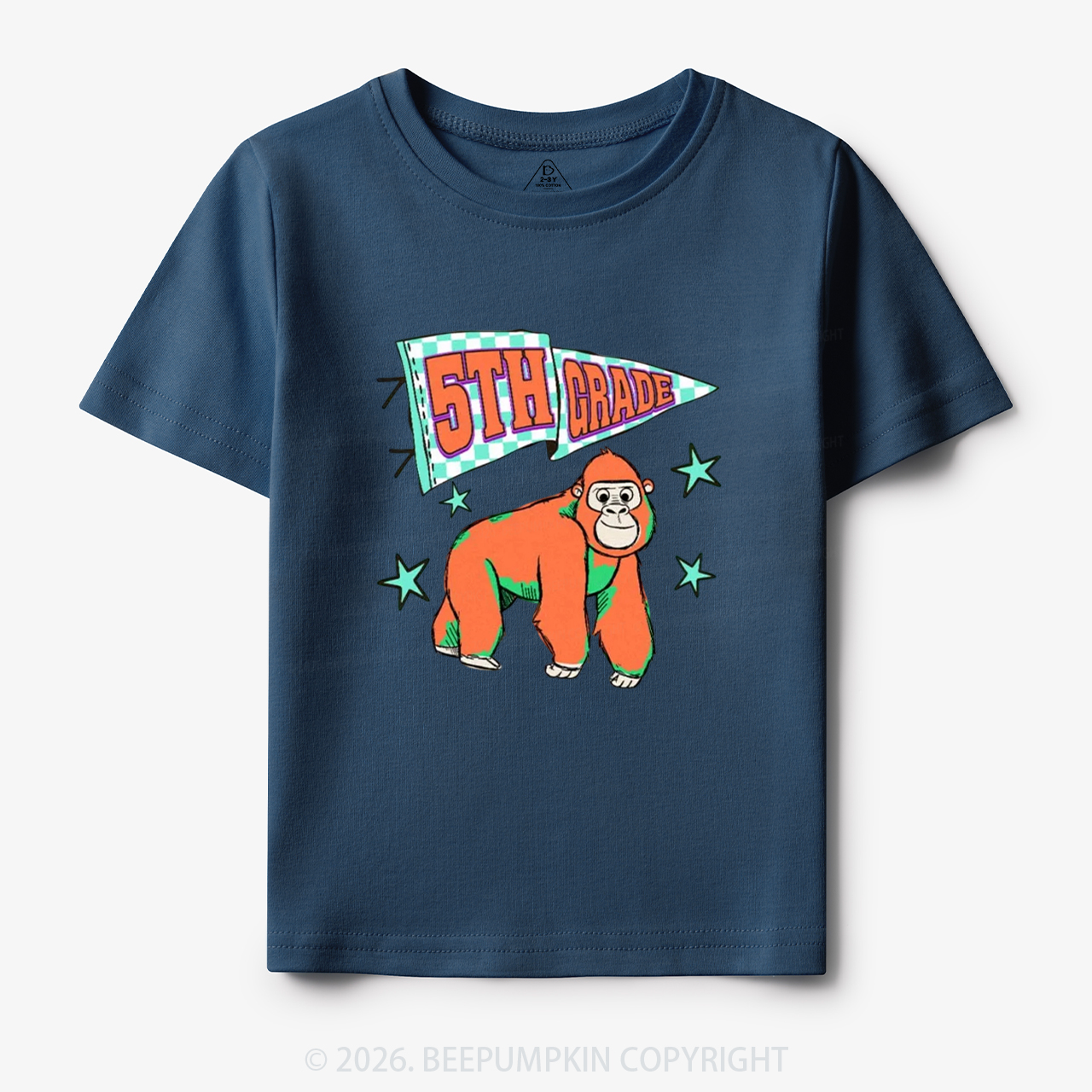 Personalized Animal Grade Back To School Toddler&Kid's Tees