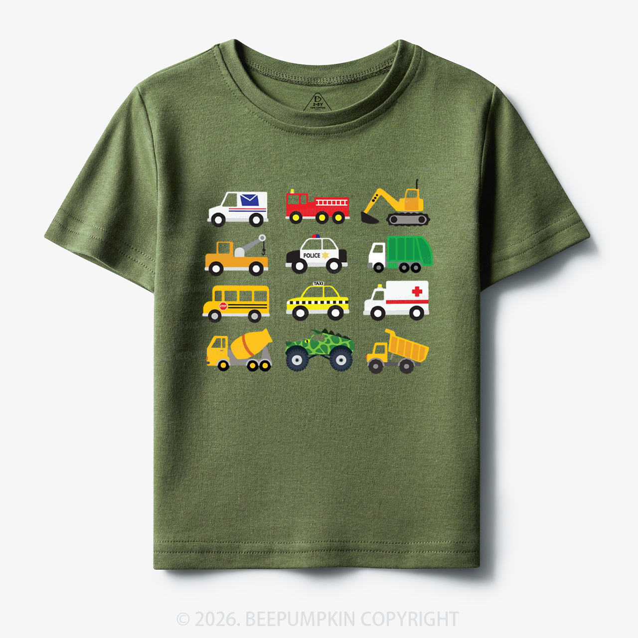Lots of Trucks Toddler&Kid's Tees