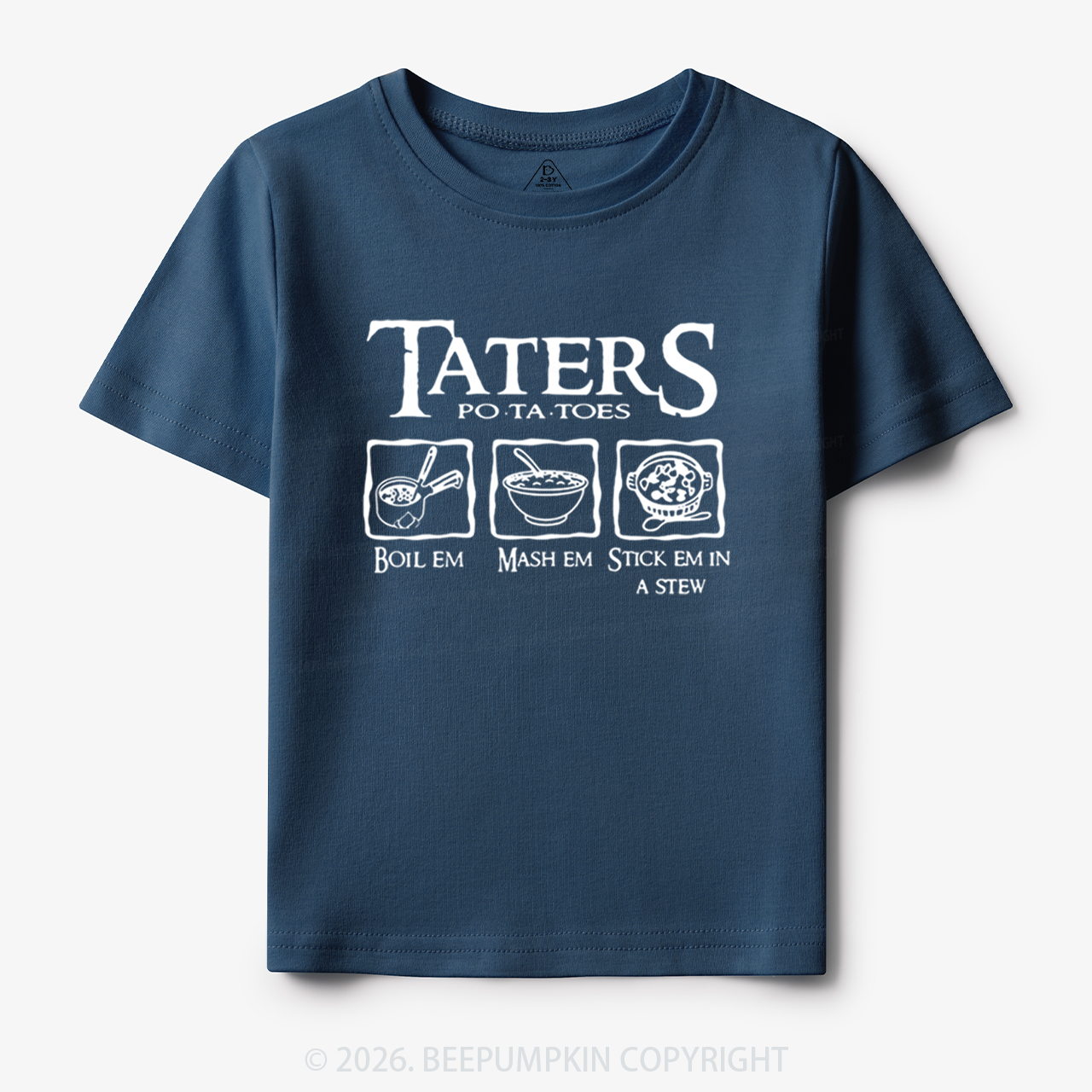 Taters Potatoes Funny Toddler&Kid's Tees
