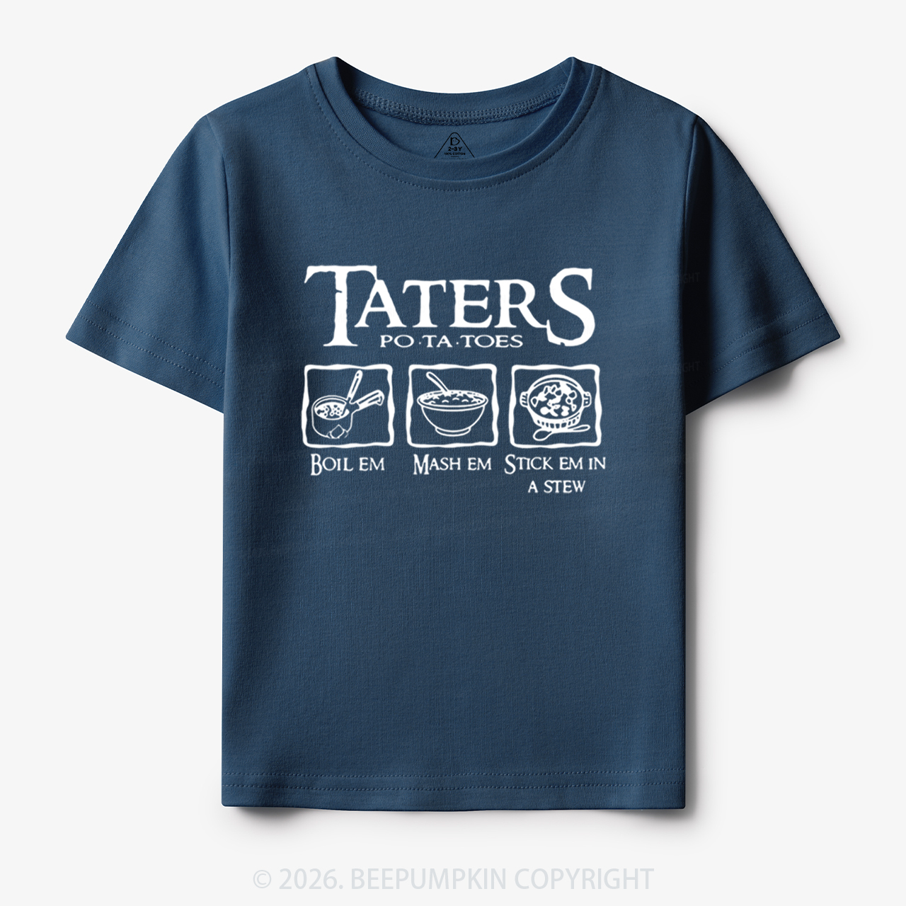 Taters Potatoes Funny Toddler&Kid's Tees