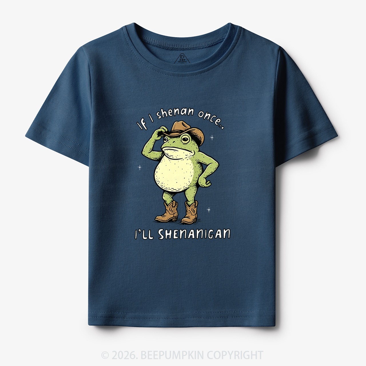 Funny Frog If I Shenan Once I'll Shenanigan Toddler&Kid's Tees