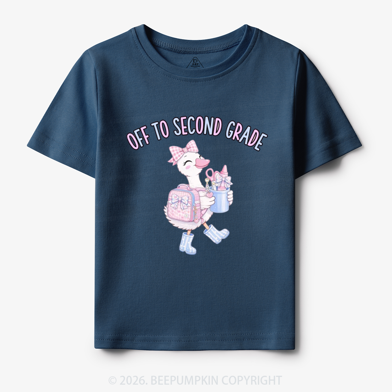Personalized Off To Grade Back To School Toddler&Kid's Tees