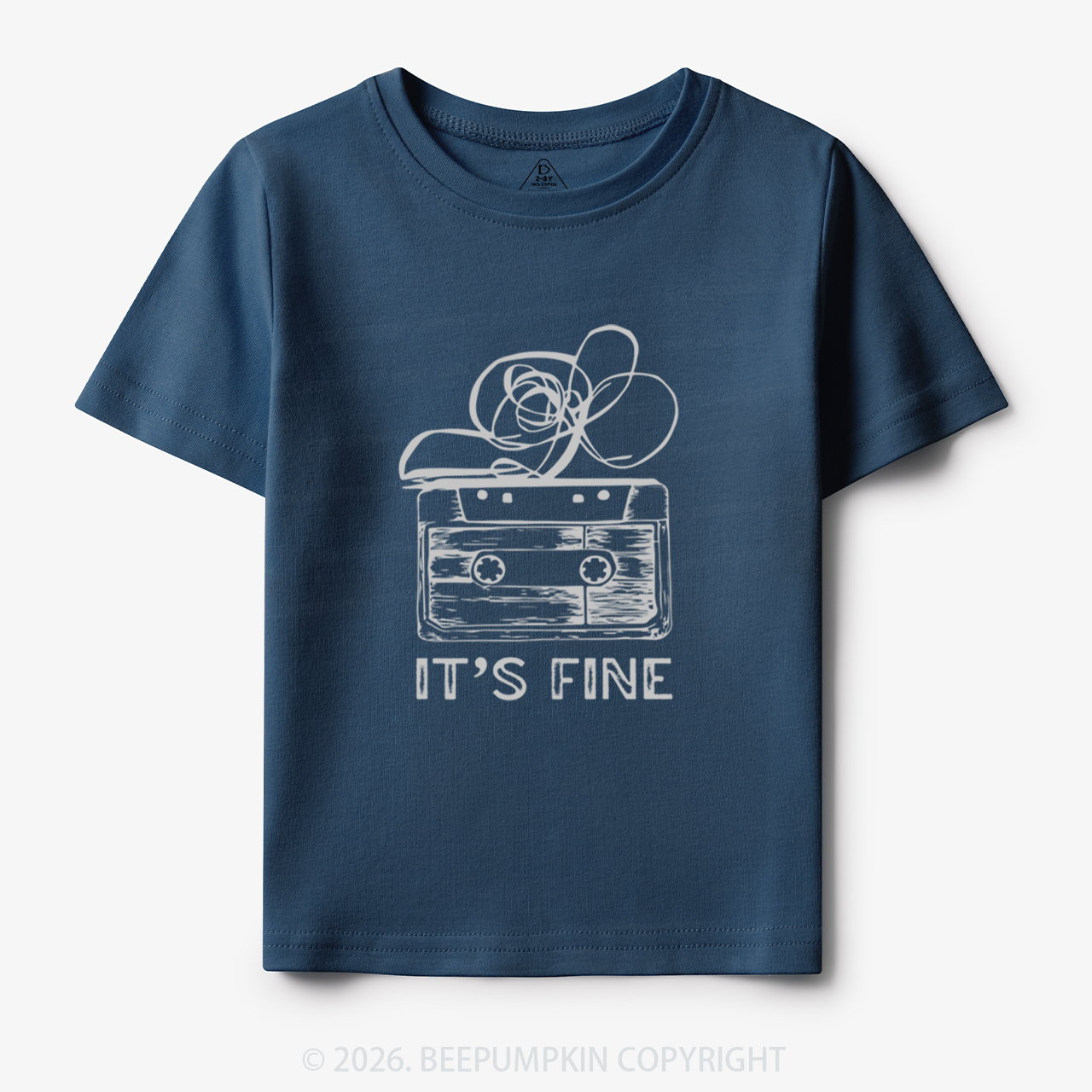 Retro Cassette Tape It’s Fine Toddler&Kid's Tees