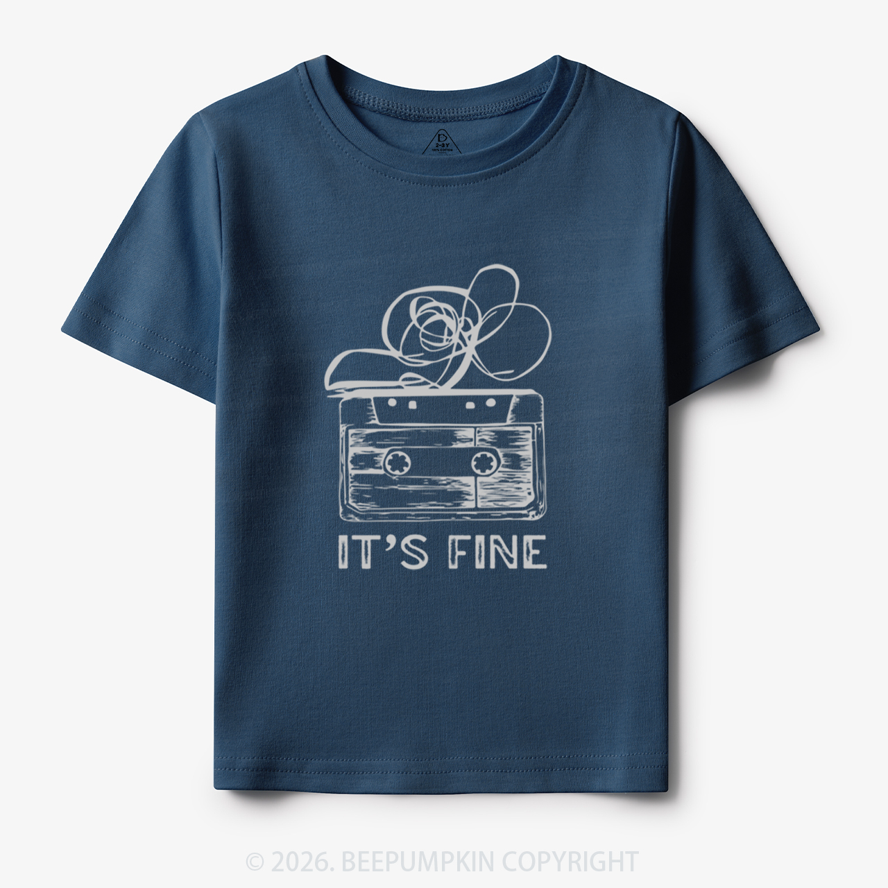 Retro Cassette Tape It’s Fine Toddler&Kid's Tees