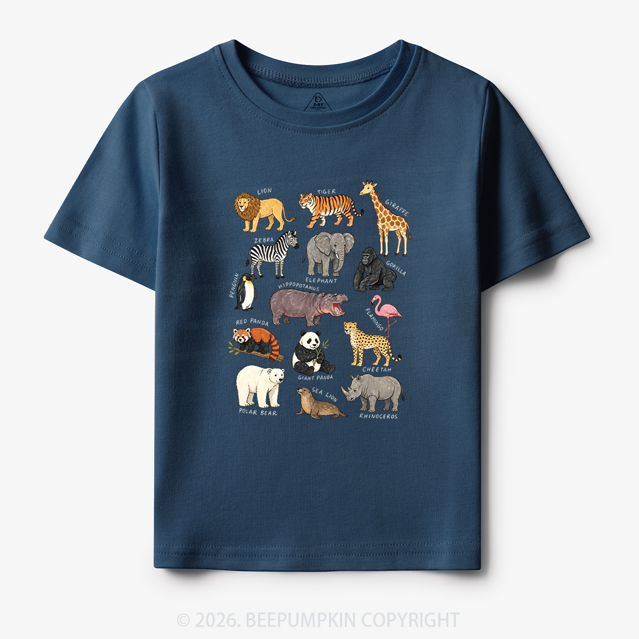 Zoo Animals Toddler&Kid's Tees