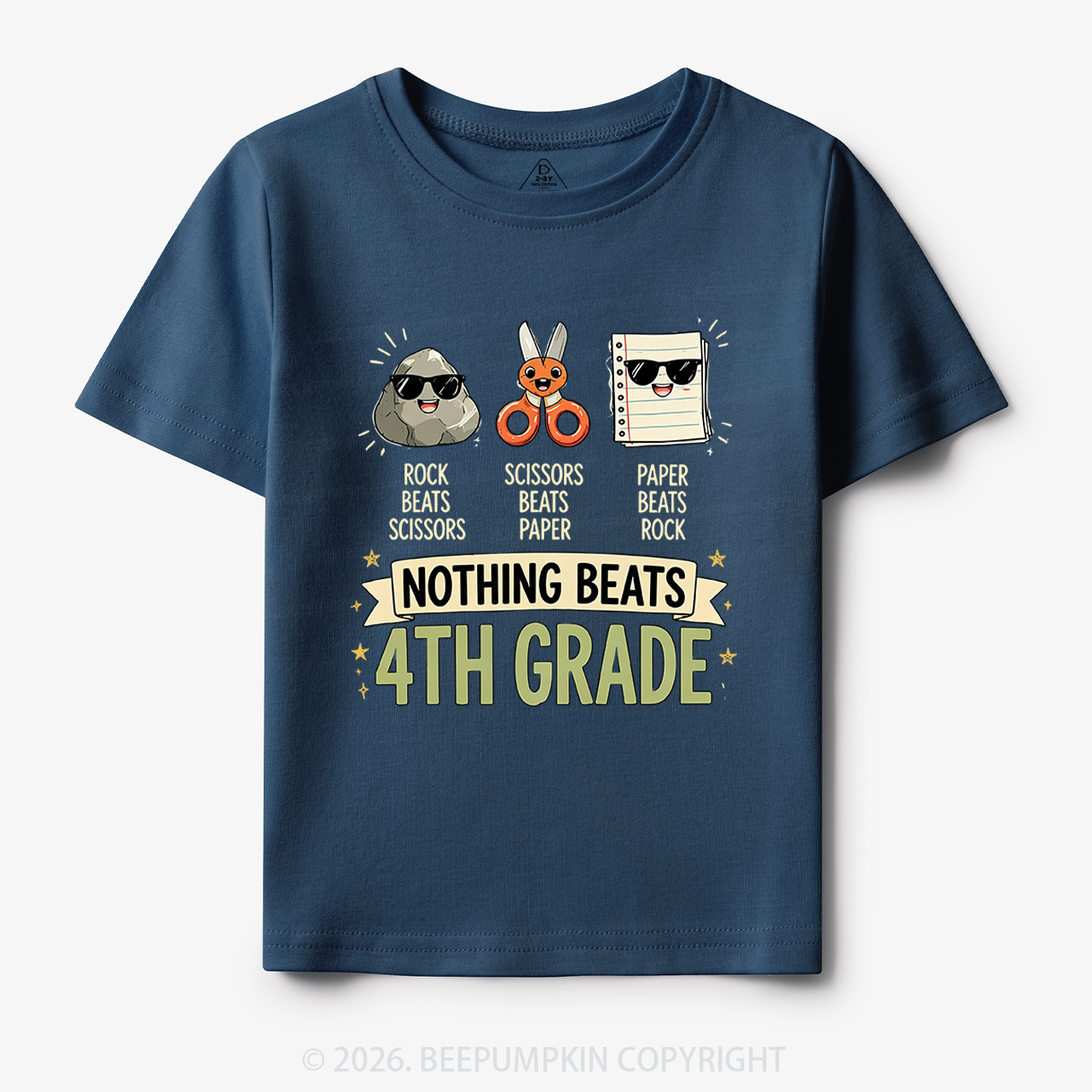 Personalized Rock Paper Scissors Back To School Toddler&Kid's Tees