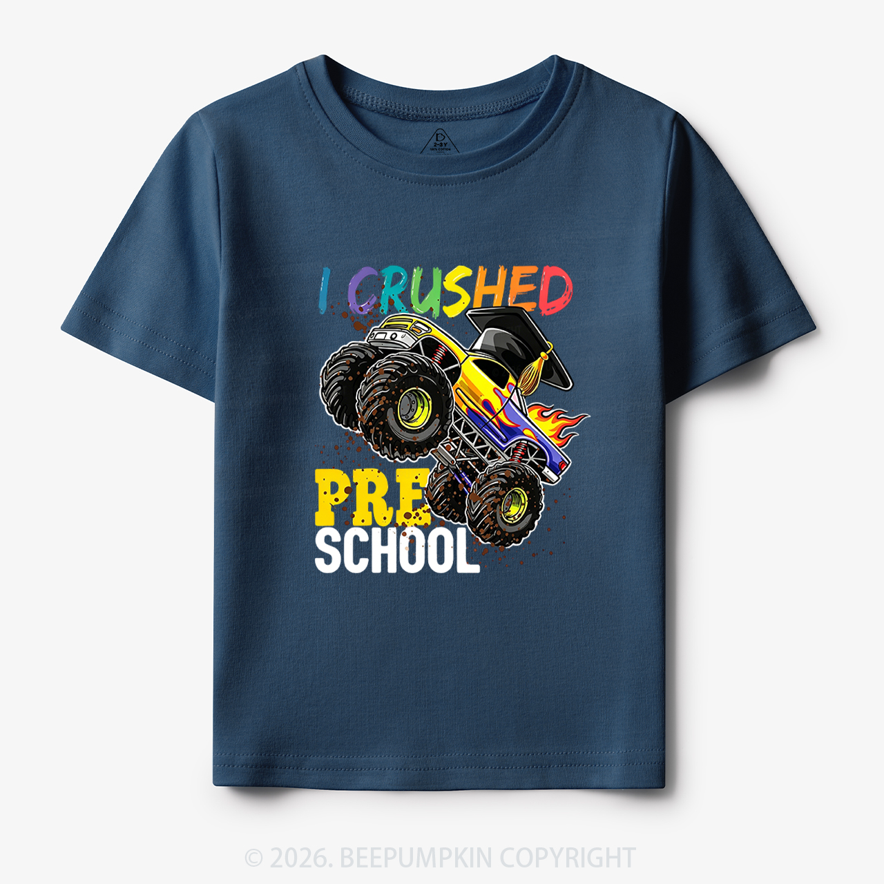 I Crushed Preschool Monster Truck Toddler&Kid's Tees