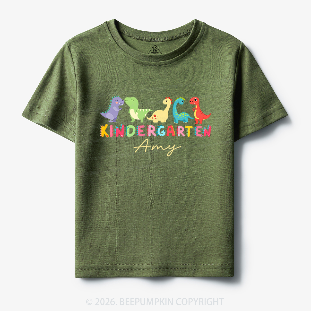 Personalized Name Dinosaur Kindergarten Toddler&Kid's Tees