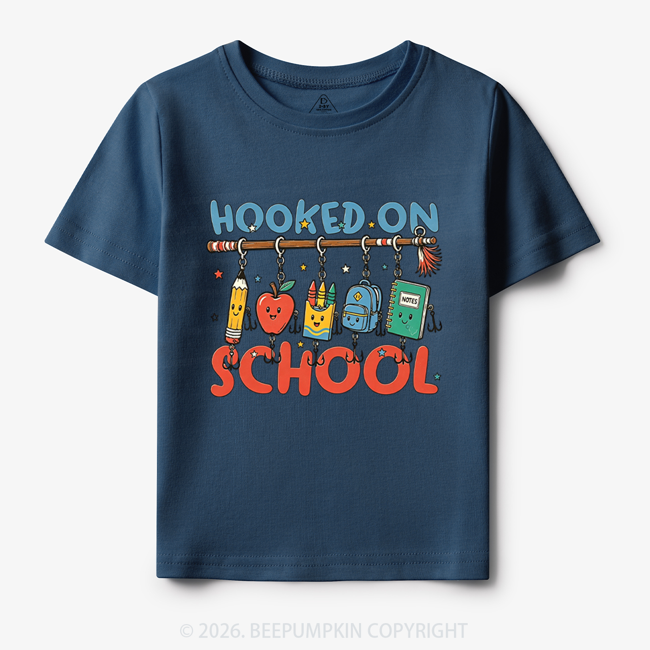 Back to School Hooked On School Toddler&Kid's Tees