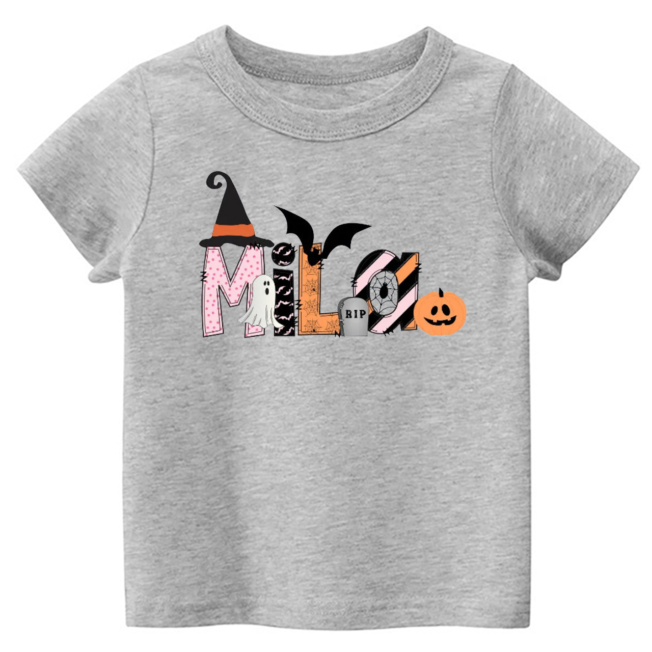 Personalized Halloween Name Kids Shirt 