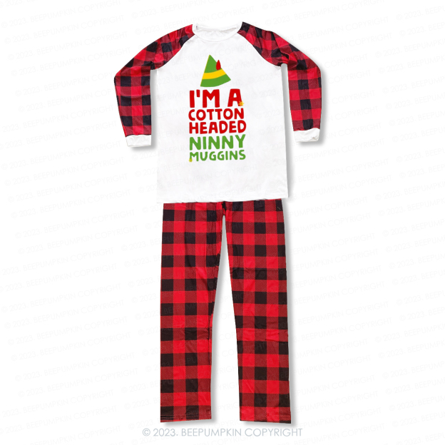 Personalized Cute Elf  Family Christmas Pajamas Beepumpkin