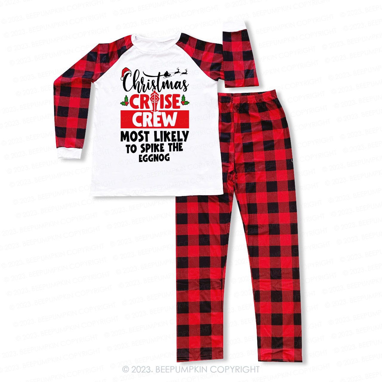 Christmas Cruise Crew Most Likely Family Pajamas Beepumpkin