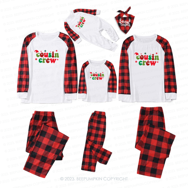 Fashion Cousin Crew Retro Family Matching Pajamas Beepumpkin