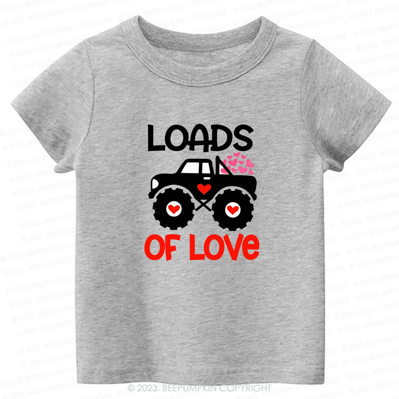 Loads of Love Valentines Truck -Toddler Tees