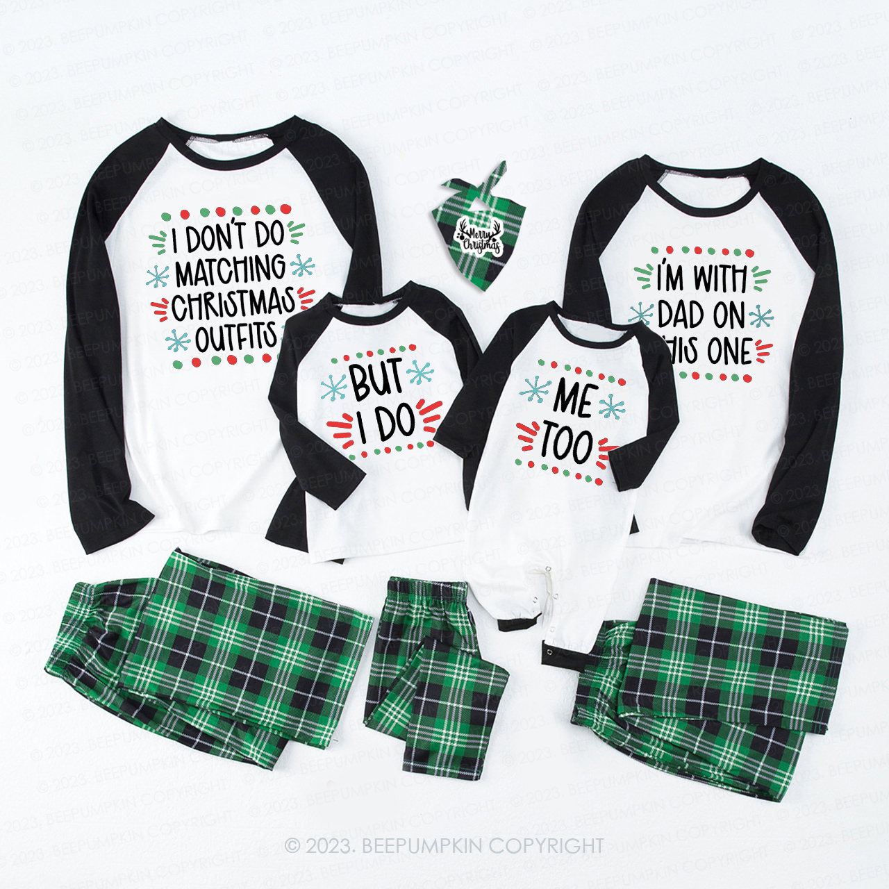 Funny Don't Do Group Holiday Matching Family Christmas Pajamas