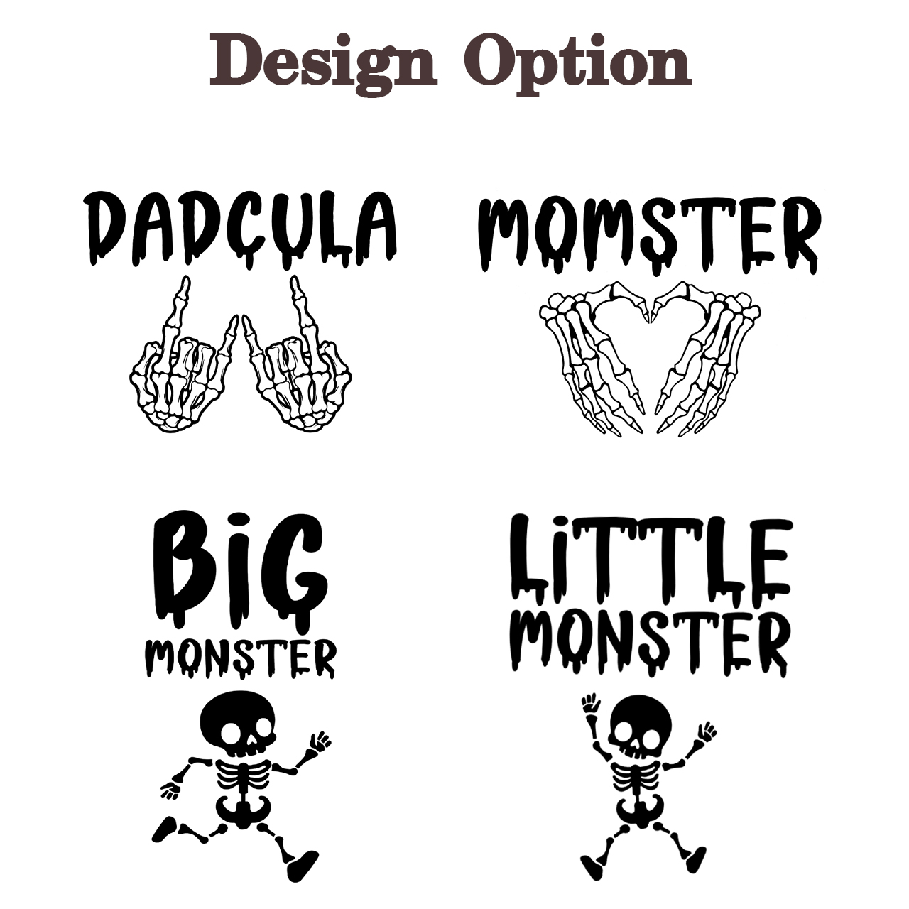 Personalized Skeleton Vibes Halloween Family Matching Shirts