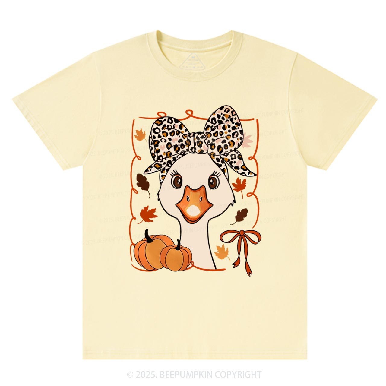 Leopard Bows T-Shirts Beepumpkin