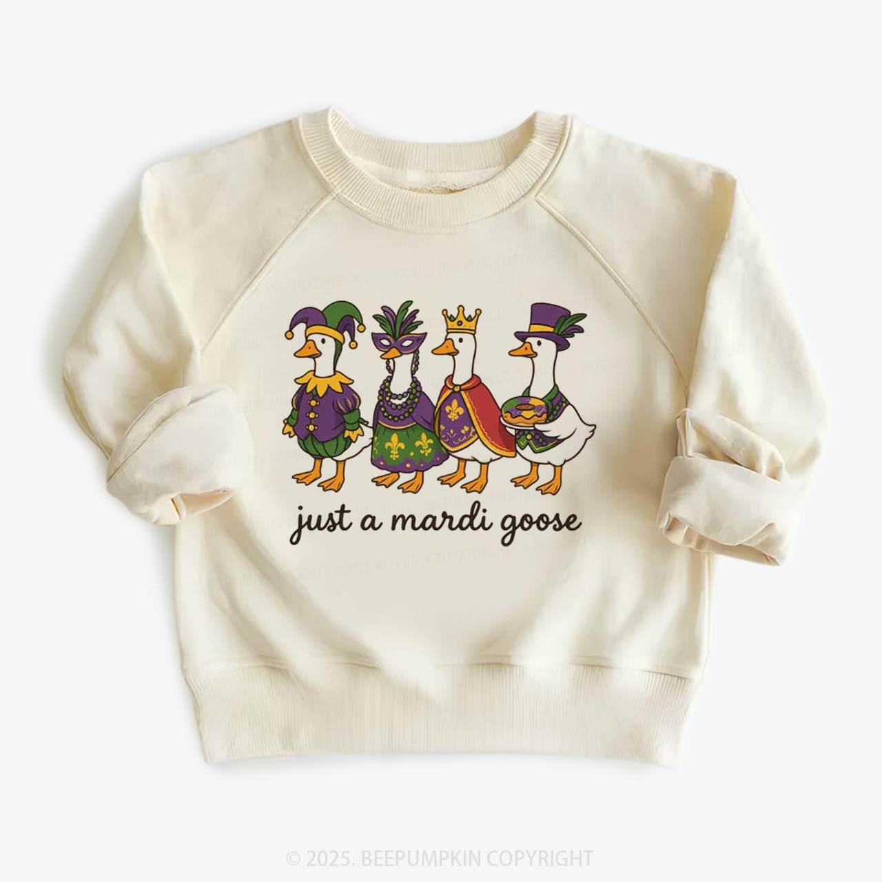 Just A Mardi Goose Kid's Sweatshirt