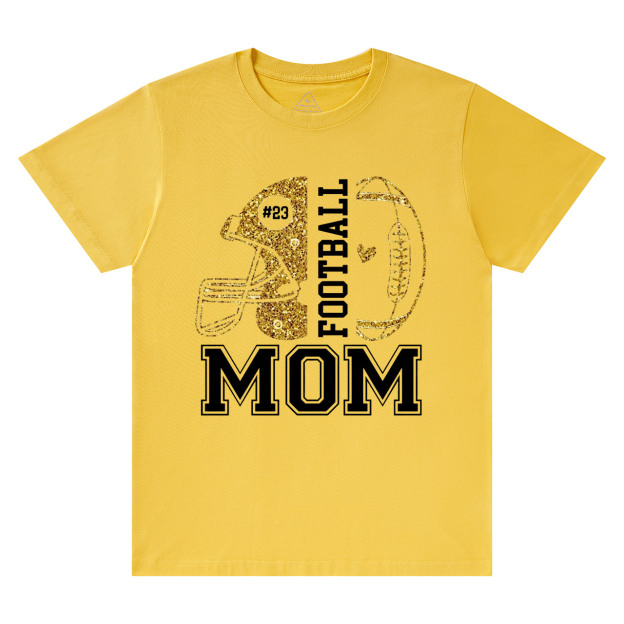Personalized Football Mom T-Shirts Beepumpkin