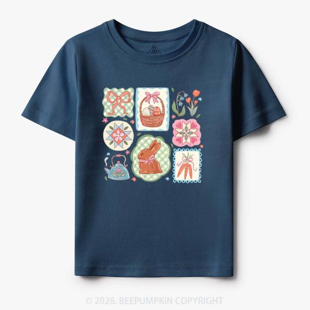 Pastel Easter Basket Toddler&Kid's Tees