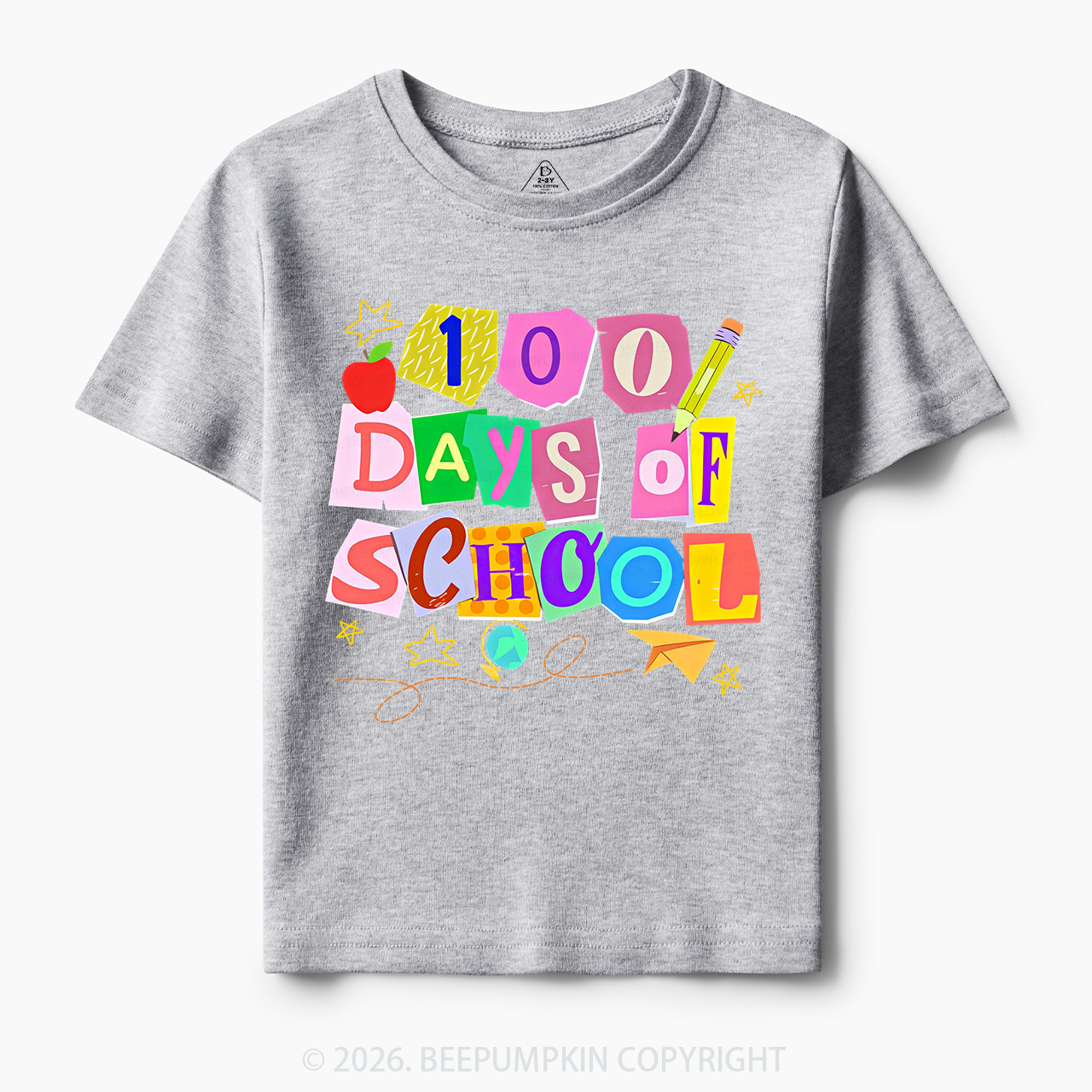 Crafty Classroom 100 Days Edition School Toddler&Kid's Tees