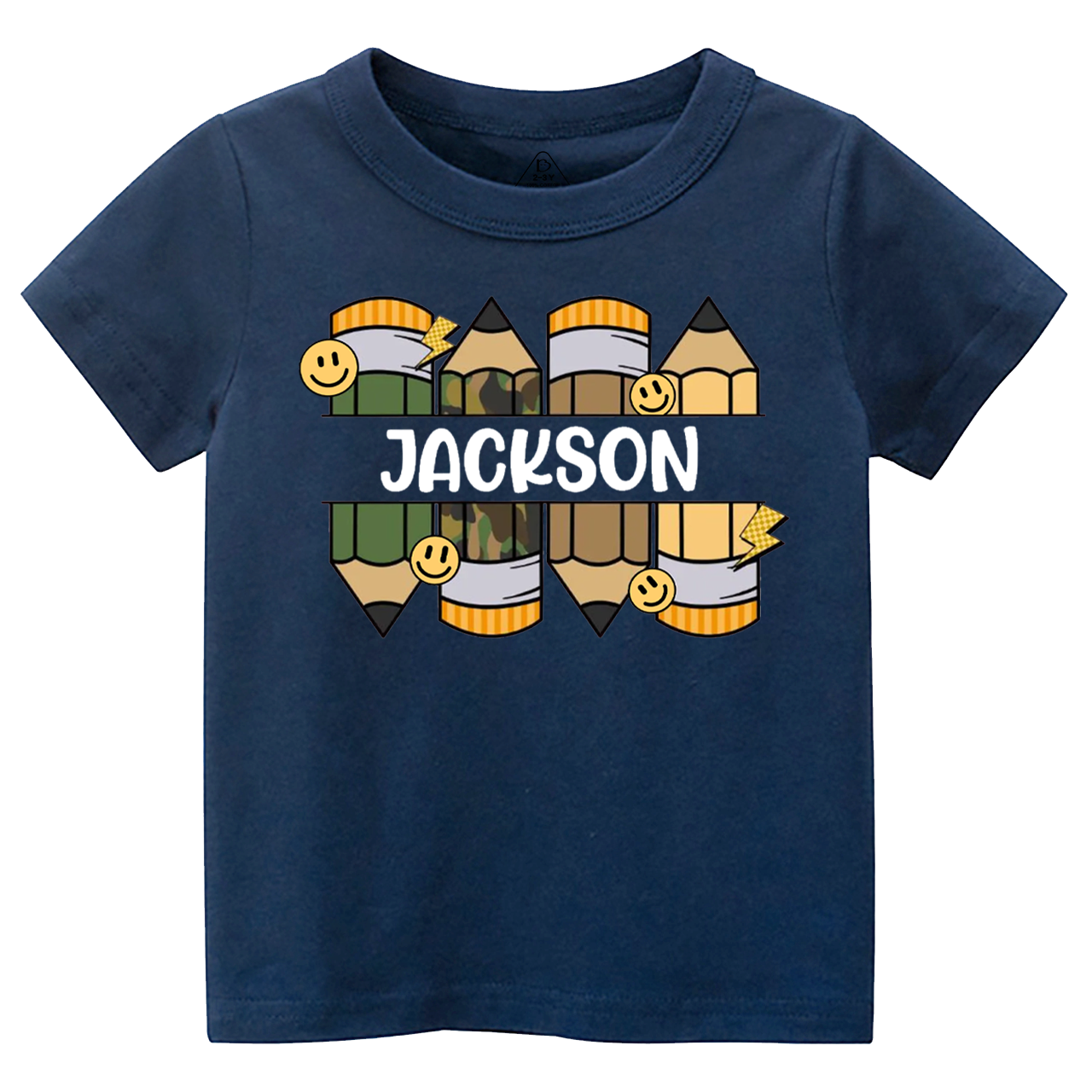 Personalized Pencil Kid Name Toddler&Kid's Tees Beepumpkin