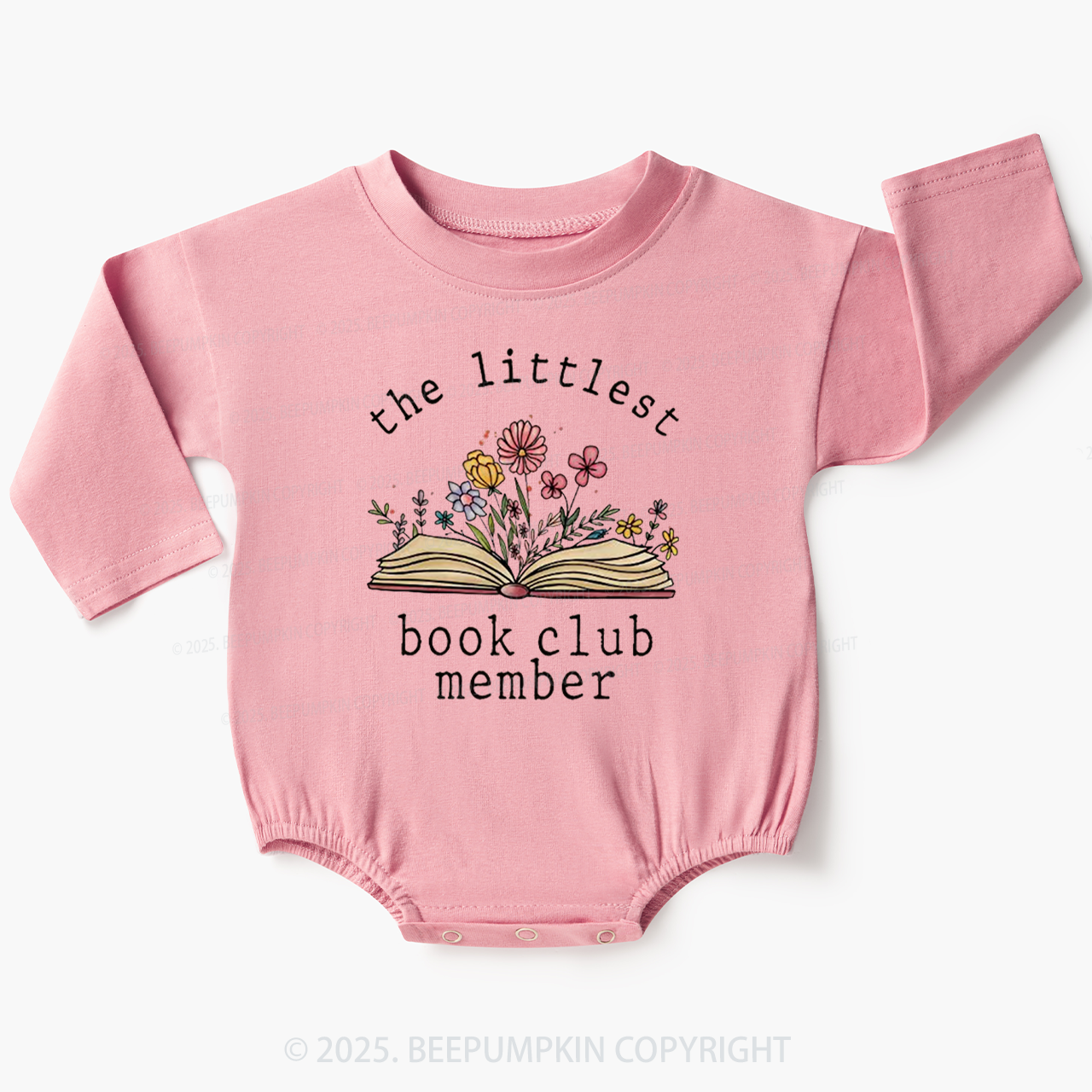 Littlest Book Club Member Baby Bubble Romper Beepumpkin