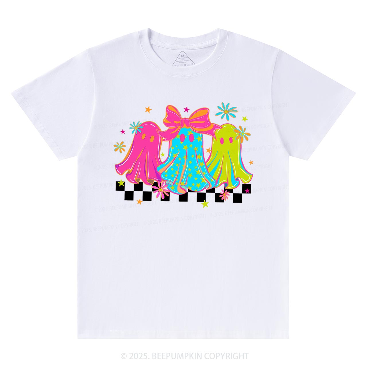 Halloween Ghost Neon T-Shirts Beepumpkin