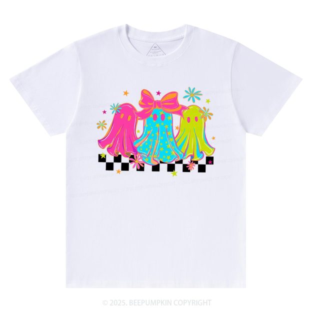 Halloween Ghost Neon T-Shirts Beepumpkin