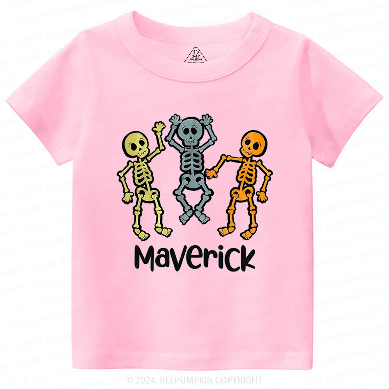 Personalized Halloween Name Toddler&Kids Tees 