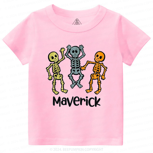 Personalized Halloween Name Toddler&Kids Tees 