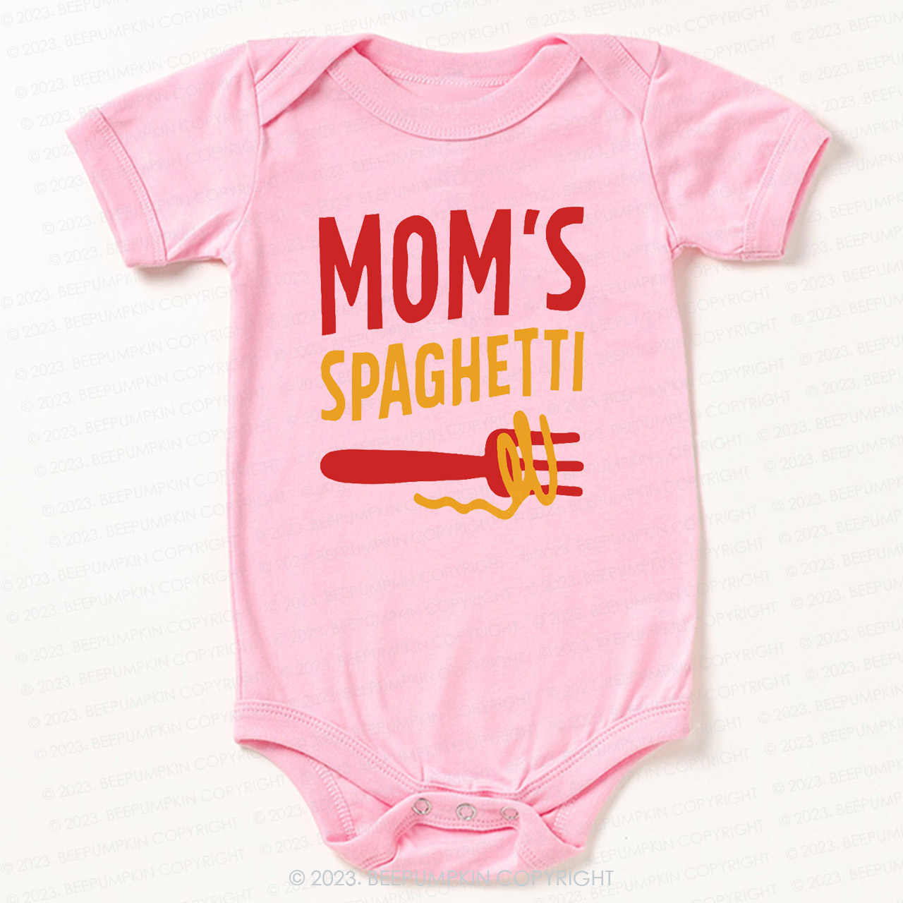 Mom's Spaghetti Bodysuit For Baby
